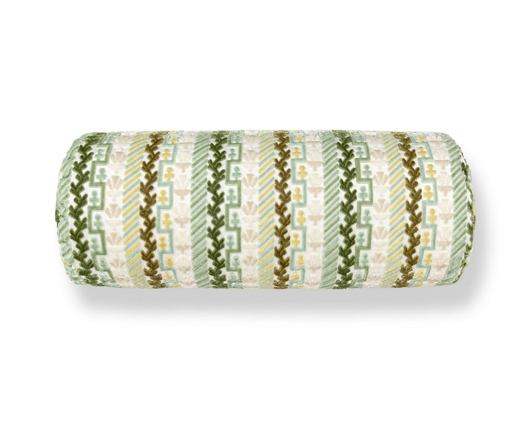 Villelaure Pillow 21 X 7 - Moss WWBADK273400004 by Scalamandre Designer Pillow