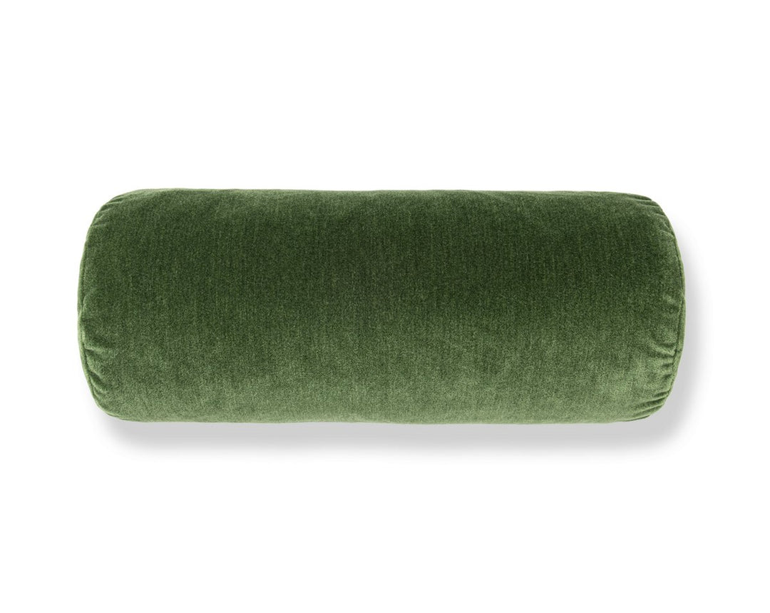 Tudor Velvet Pillow 21 X 7 - Bottle Green WWBADK273420008 by Scalamandre Designer Pillow