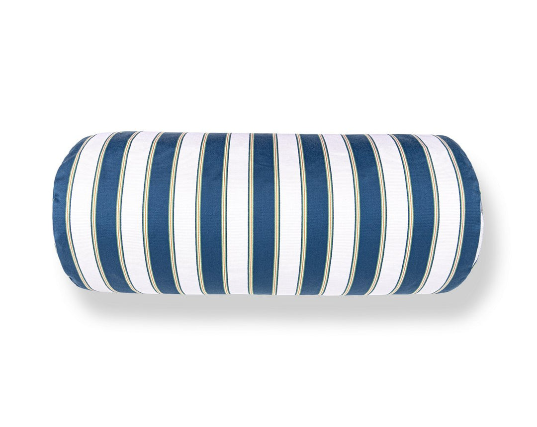 Piano Stripe Pillow 21 X 7 - Porcelain WWBADK273450006 by Scalamandre Designer Pillow