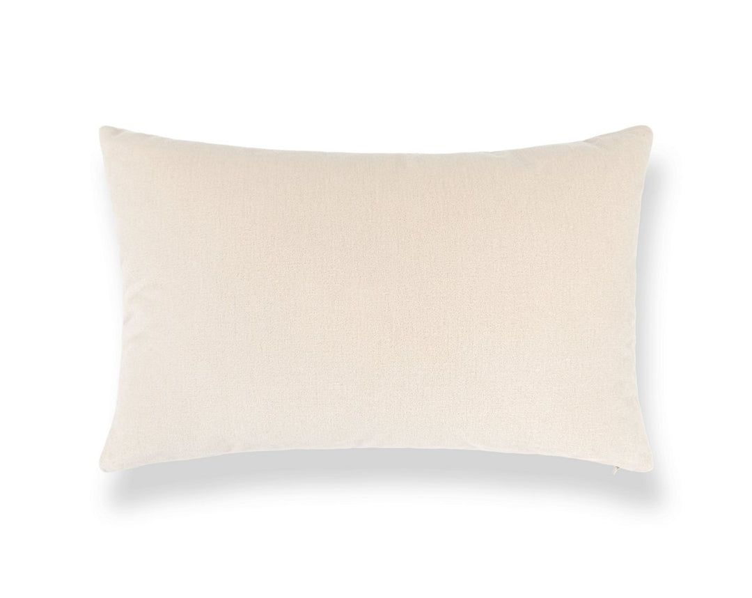 Tudor Velvet Pillow 22 X 14 - Froth WWLBDK273420001 by Scalamandre Designer Pillow