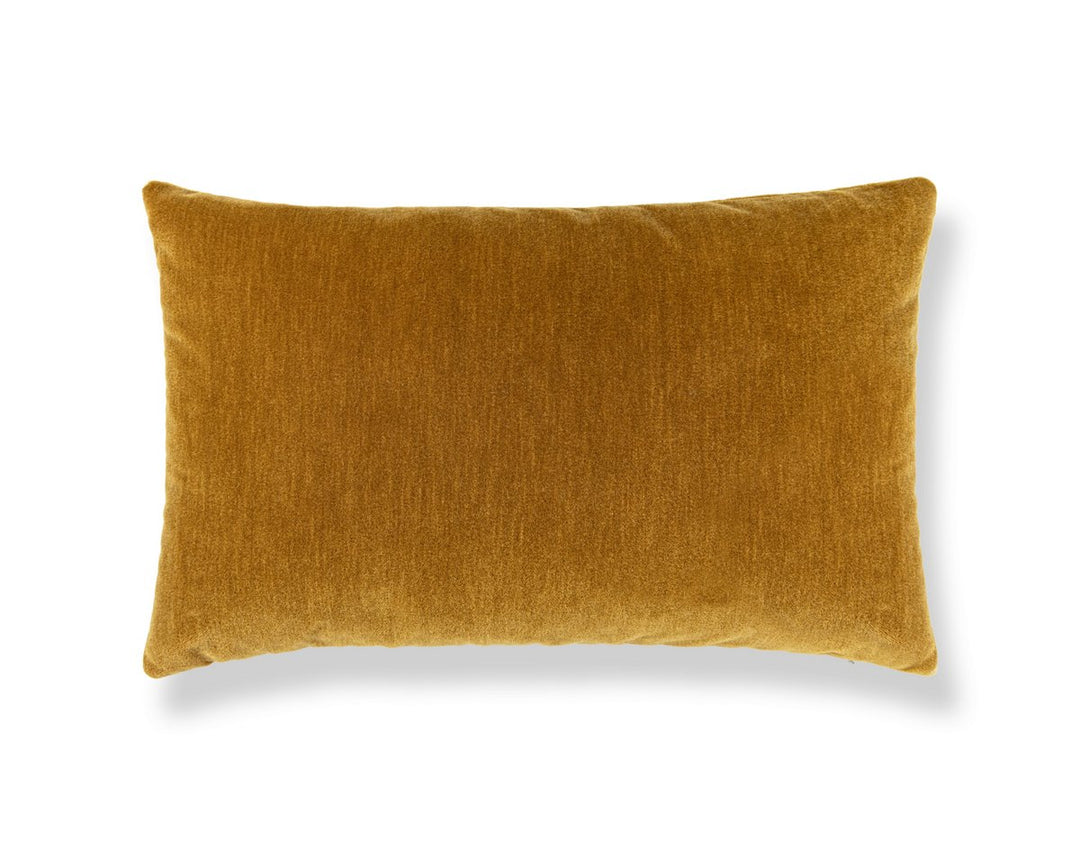 Tudor Velvet Pillow 22 X 14 - Bourbon WWLBDK273420005 by Scalamandre Designer Pillow