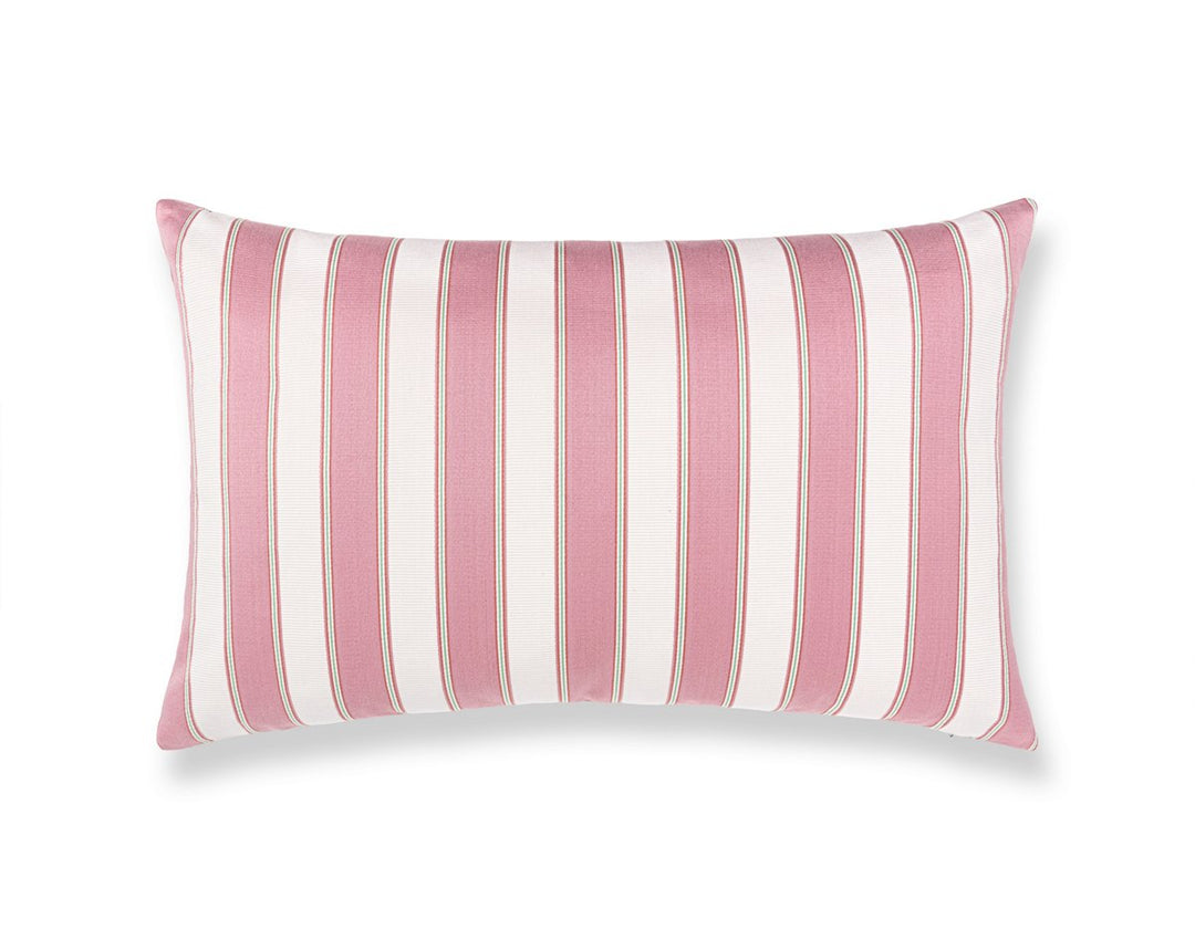 Piano Stripe Pillow 22 X 14 - Petal WWLBDK273450003 by Scalamandre Designer Pillow