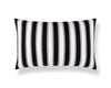 Piano Stripe Pillow 22 X 14 - Ebony WWLBDK273450007 by Scalamandre Designer Pillow