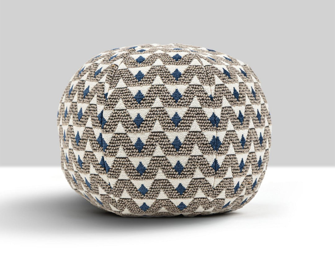 Crizia Pillow 12 Dia - Stone Denim WWRADK273440002 by Scalamandre Designer Pillow