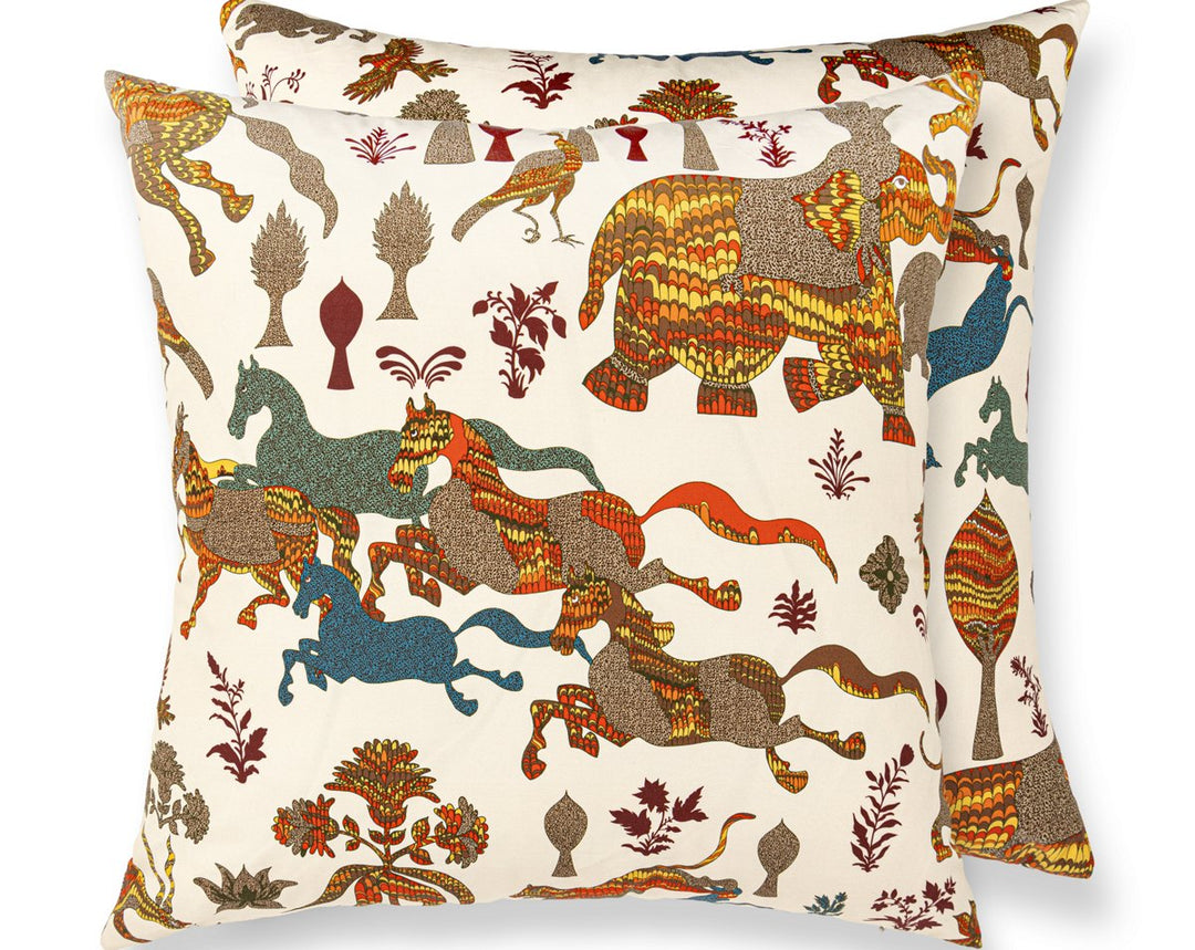 Legends Pillow 22 X 22 - Autumn WWSDDK166620001 by Scalamandre Designer Pillow