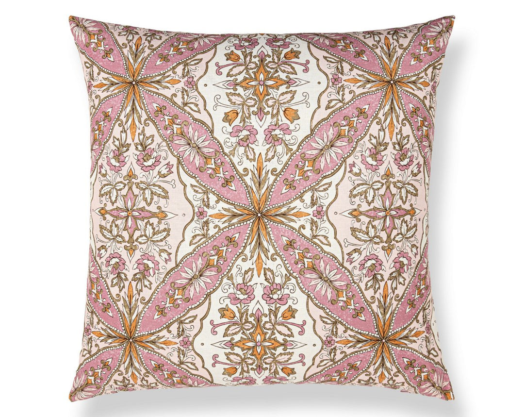 Provence Pillow 22 X 22 - Petal Pink WWSDDK166640003 by Scalamandre Designer Pillow