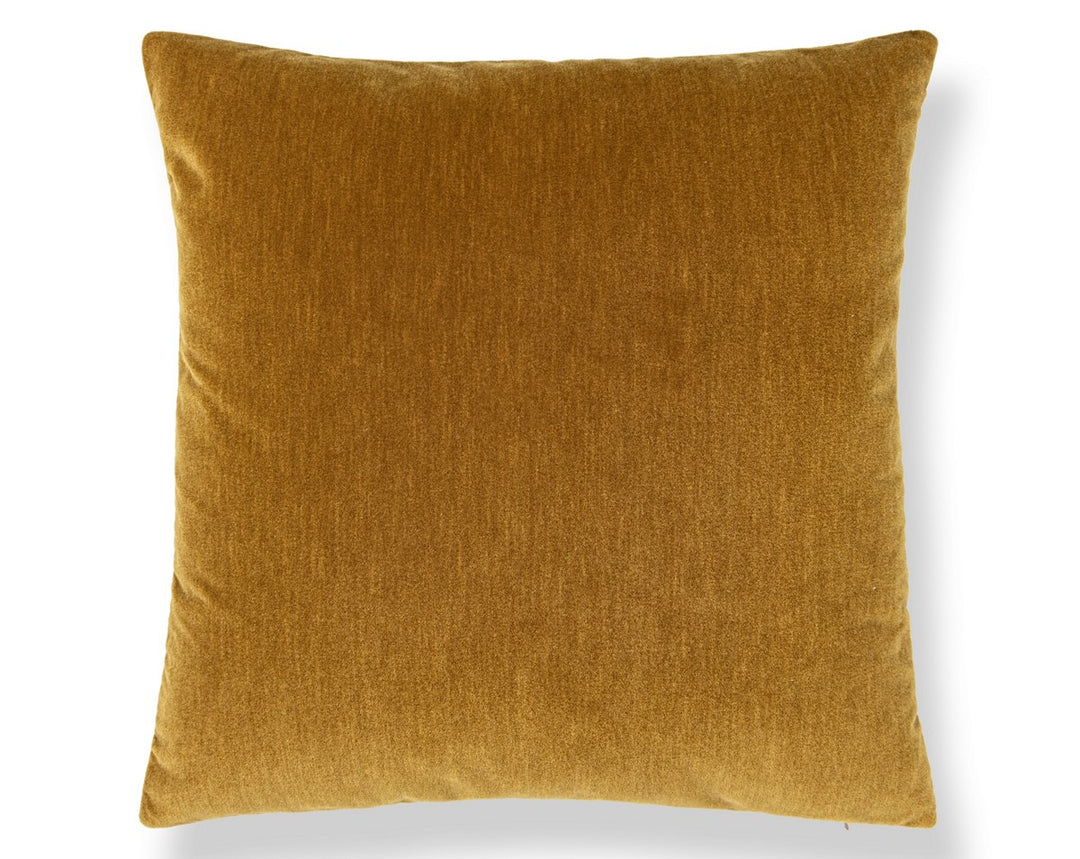 Tudor Velvet Pillow 22 X 22 - Bourbon WWSDDK273420005 by Scalamandre Designer Pillow