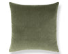 Tudor Velvet Pillow 22 X 22 - Spruce WWSDDK273420007 by Scalamandre Designer Pillow