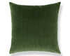 Tudor Velvet Pillow 22 X 22 - Bottle Green WWSDDK273420008 by Scalamandre Designer Pillow