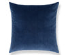 Tudor Velvet Pillow 22 X 22 - Lapis WWSDDK273420010 by Scalamandre Designer Pillow