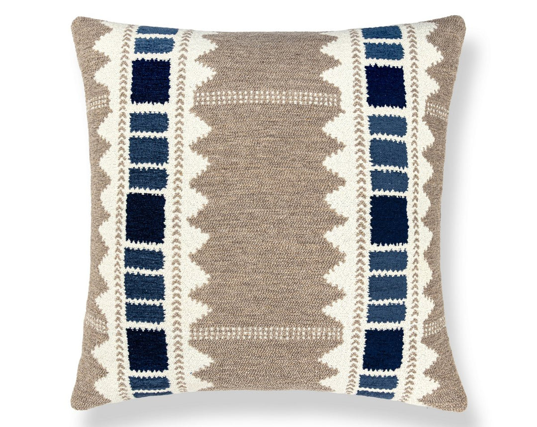 Mistral Pillow 24 X 24 - Stone Denim WWSEDK273430002 by Scalamandre Designer Pillow