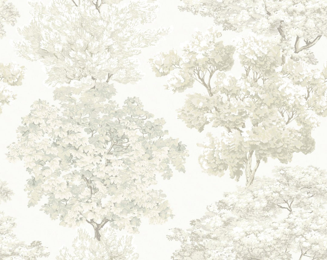 Central Park Wallcovering Ivory WWWP88583D0005 by Old World Weavers Designer Wallpaper