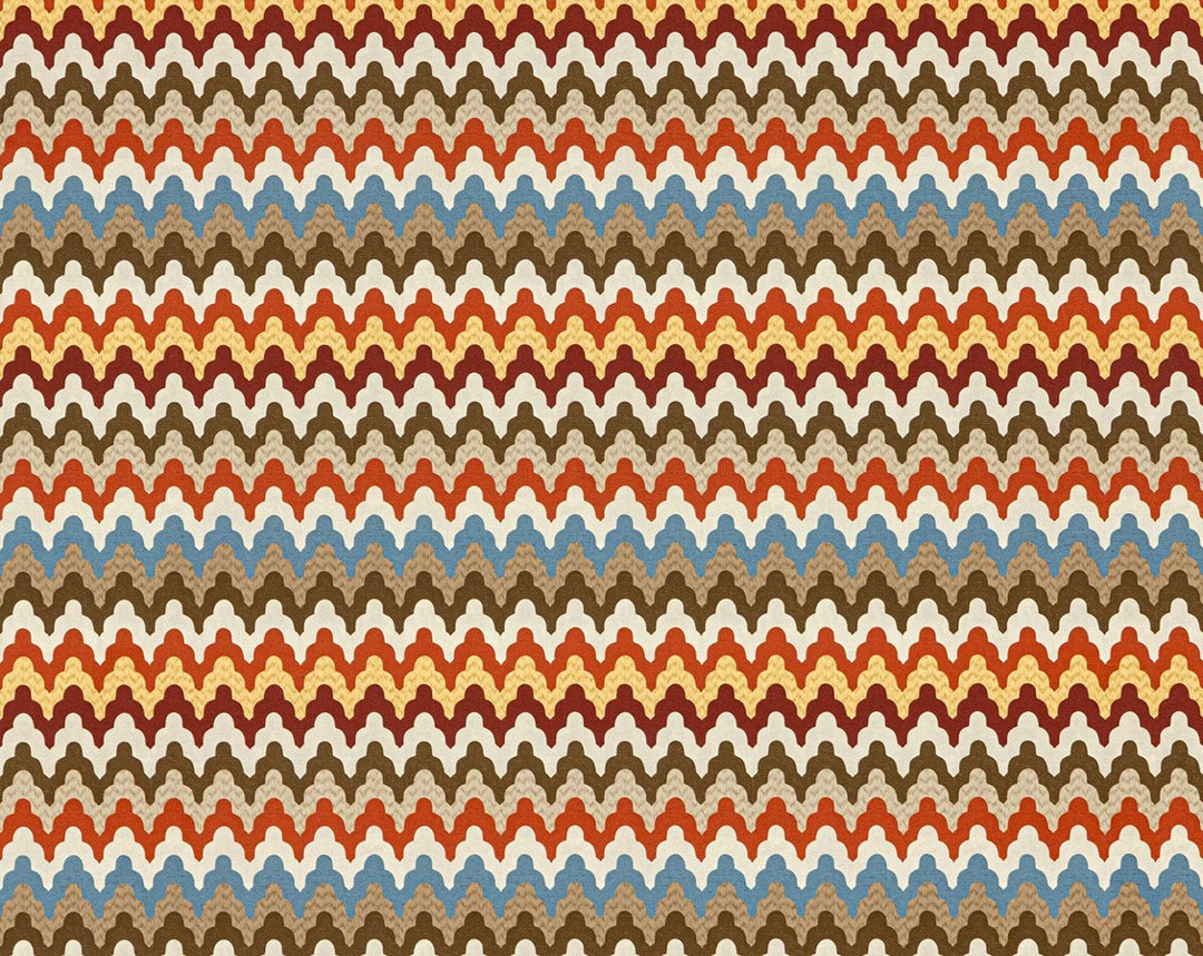 Rainbow Mountain Wallcovering Autumn WWWP88607D0001 by Old World Weavers Designer Wallpaper