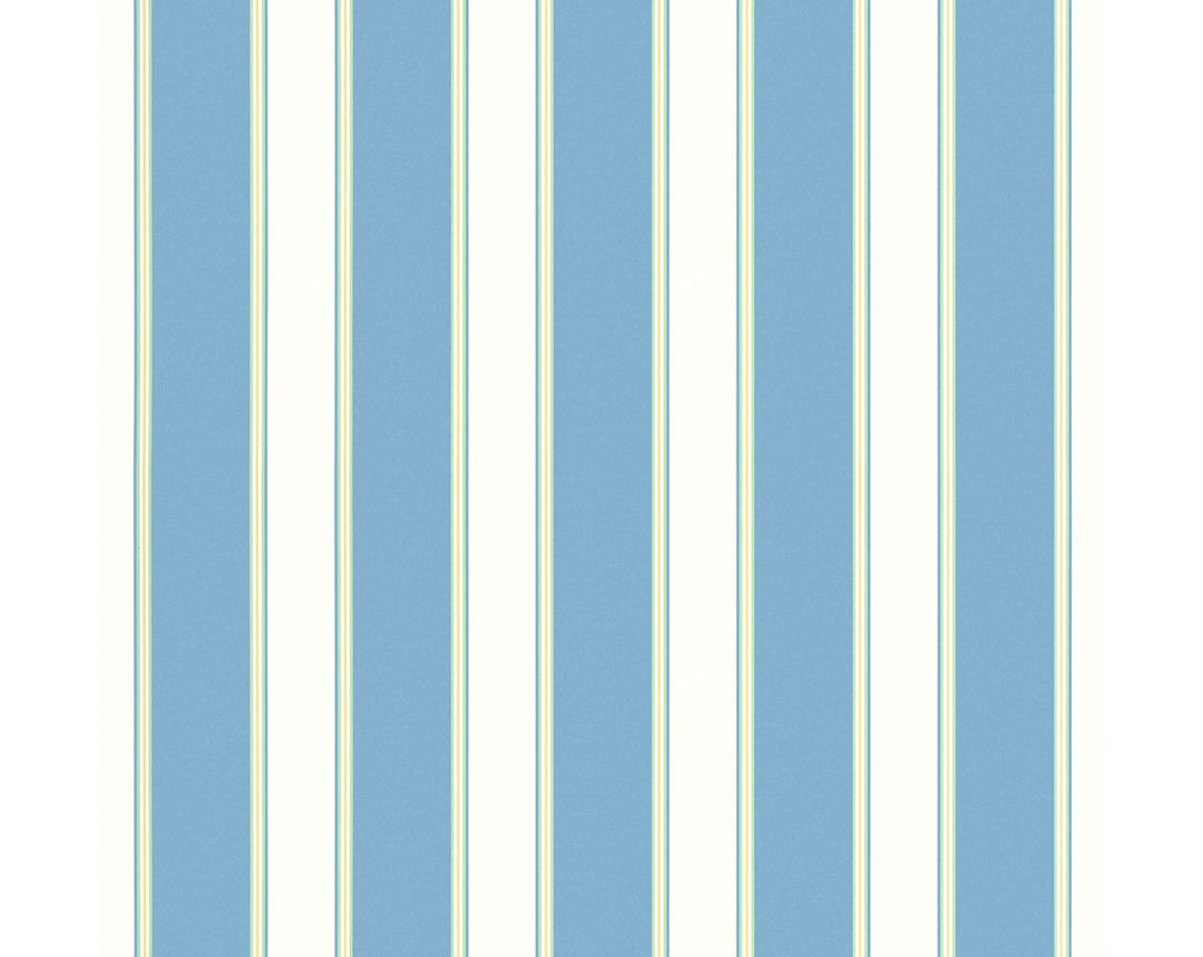 Accordion Stripe Sky WWWP88611D0001 by Old World Weavers Designer Wallpaper