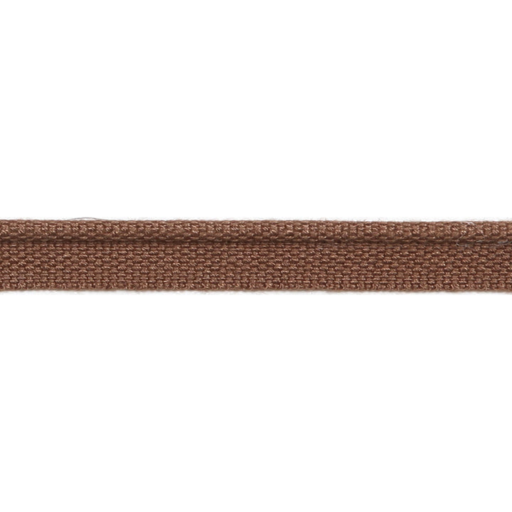 Versailles 1/8" Piping Woven Lip Cord Chestnut by Europatex Designer Fabric Versailles 64% Rayon, 36% Cotton 0.13 inches - Swanky Fabrics -