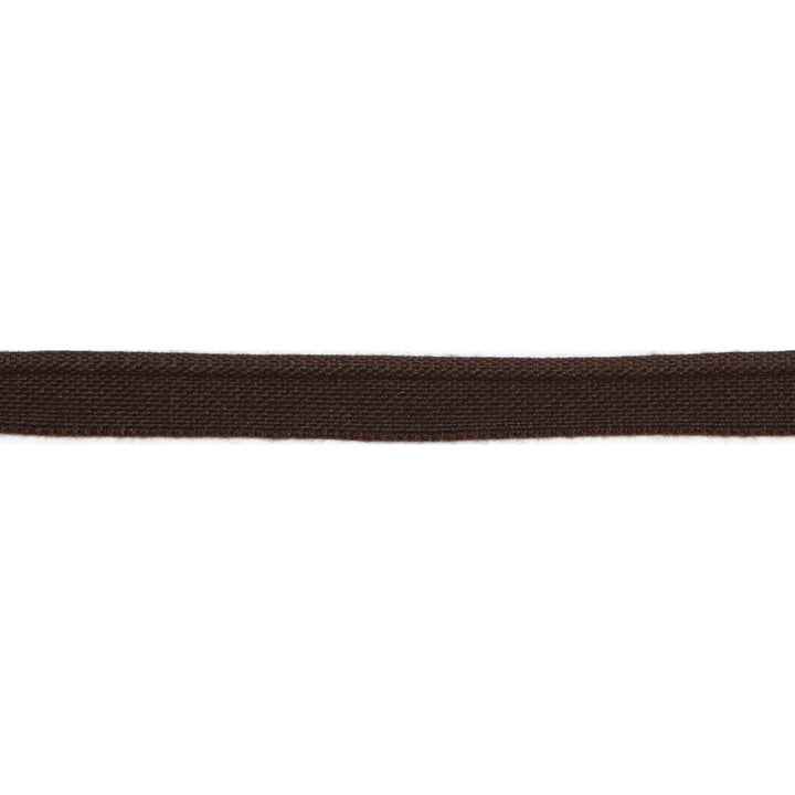 Versailles 1/8" Piping Woven Lip Cord Chocolate by Europatex Designer Fabric Versailles 64% Rayon, 36% Cotton 0.13 inches - Swanky Fabrics -