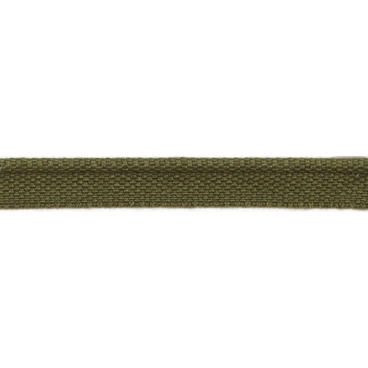 Versailles 1/8" Piping Woven Lip Cord Olive by Europatex Designer Fabric Versailles 64% Rayon, 36% Cotton 0.13 inches - Swanky Fabrics -