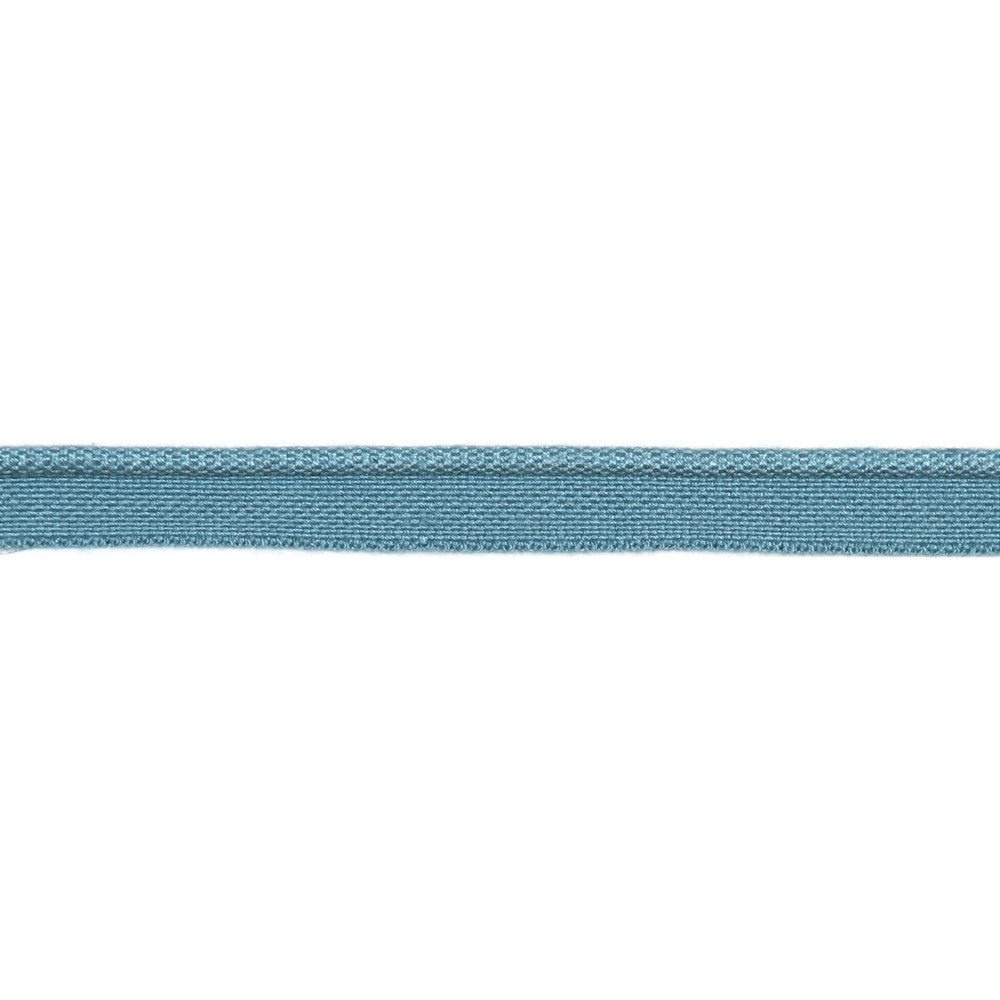 Versailles 1/8" Piping Woven Lip Cord Teal by Europatex Designer Fabric Versailles 64% Rayon, 36% Cotton 0.13 inches - Swanky Fabrics -