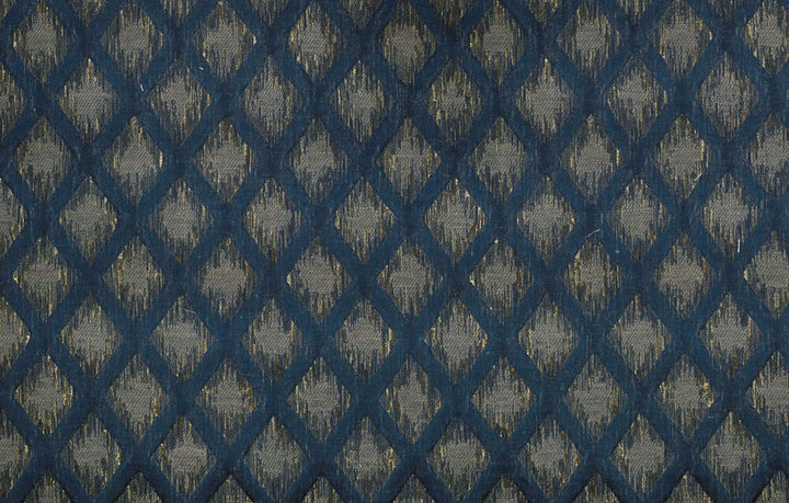Xavier Denim by Norbar Designer Fabric 43% POLYESTER 32% LINEN CHINA 2"V 1 1/2"H 57 - Swanky Fabrics -