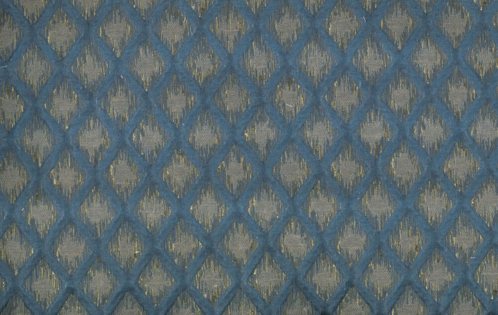 Xavier Riviera by Norbar Designer Fabric PARAMOUNT 43% POLYESTER 32% LINEN CHINA 2"V 1 1/2"H 57 - Swanky Fabrics -