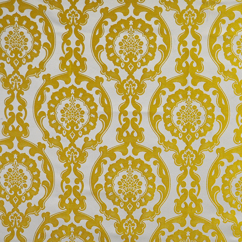 Yolanda # 533 Dynasty by Maxwell Designer Fabric COLOR THEORY-VOL.II FOOL'S GOLD 100% POLYESTER INDIA See sample </p><p>Repeat: Horizontal: 13.6" and Vertical: 15.9" 54" - Swanky Fabrics -