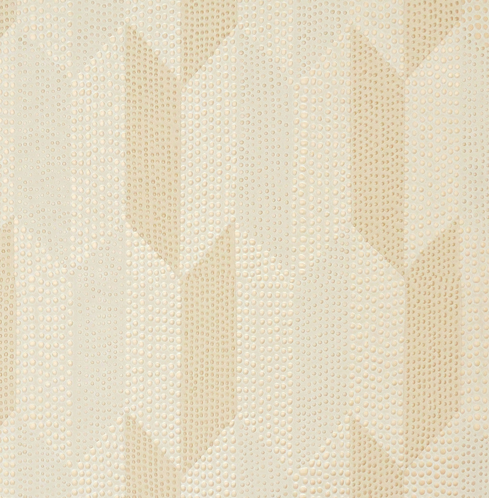 Cosmopolitan Beige Wallpaper by York Wallcoverings Designer Mid Century Covers about 60.8 square feet 27-in by 27-ft long roll Unpasted 25.2 - Swanky Fabrics -