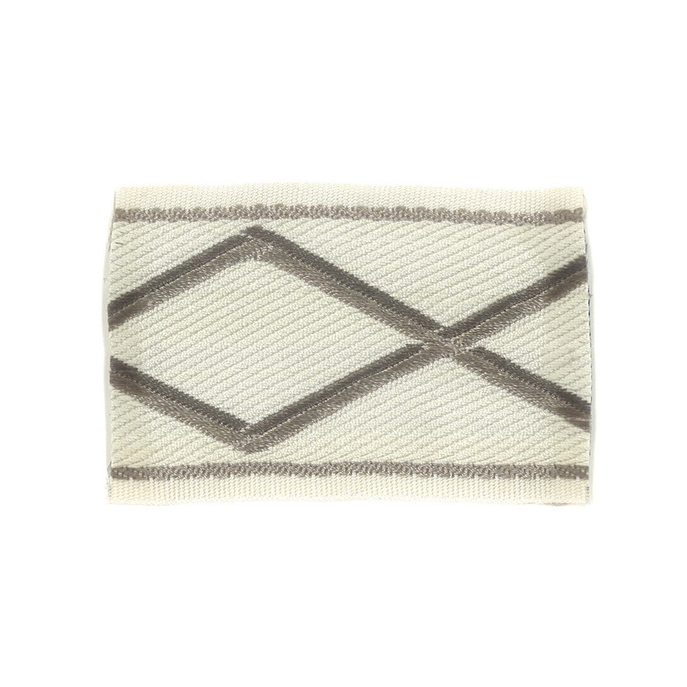 Yakima 4 Grey by Stout Trim Stout Trim Yakima 4 GreyTrim METROPOLITAN TRIM CHINA </p><p>Repeat: H: 2.750, V: 0.000 2.25 in - Fabric Carolina -