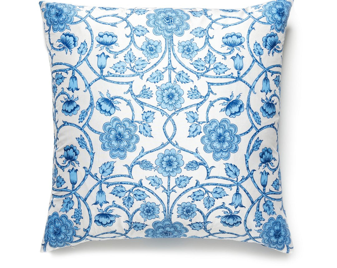 Ornamental Gate Pillow 22 X 22 - Sky YDSDDK57360002 by Scalamandre Designer Pillow