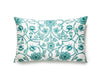 Ornamental Gate Pillow 14 X 22 - Celadon YDLBDK57360005 by Scalamandre Designer Pillow