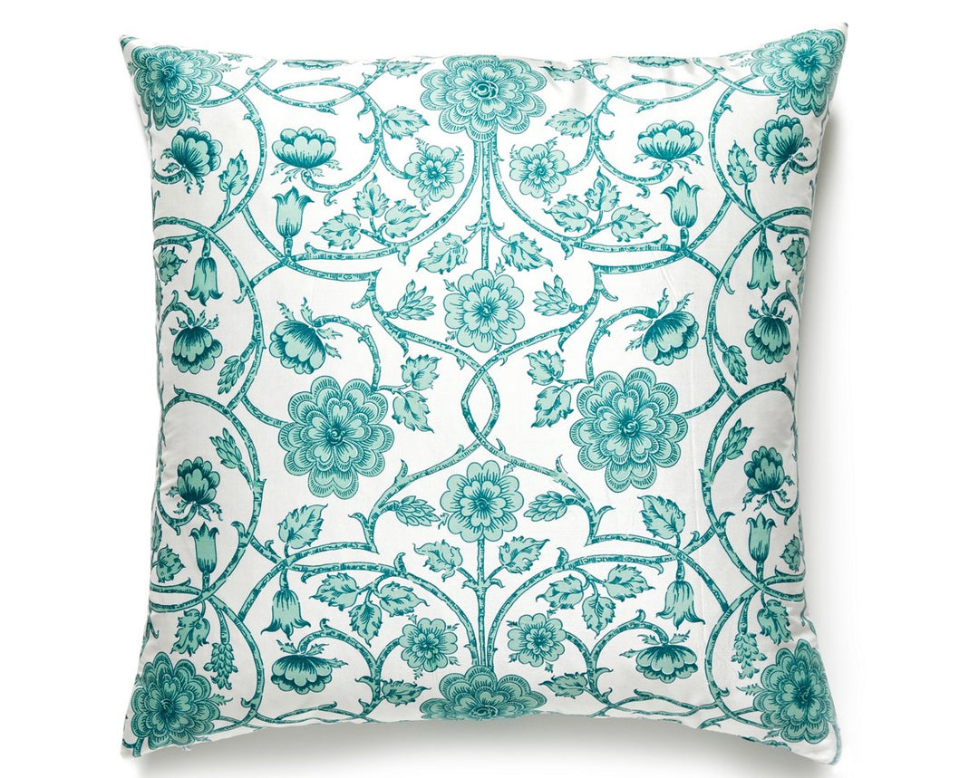 Ornamental Gate Pillow 22 X 22 - Celadon YDSDDK57360005 by Scalamandre Designer Pillow