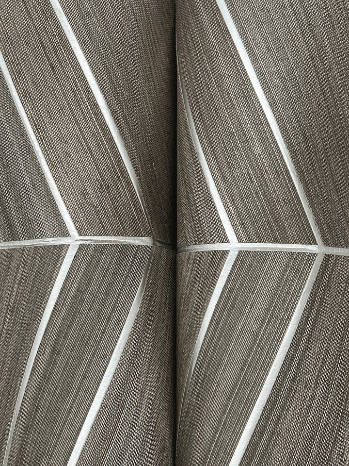 Chevron Abaca Portabella Wallpaper by Ronald Redding Designer