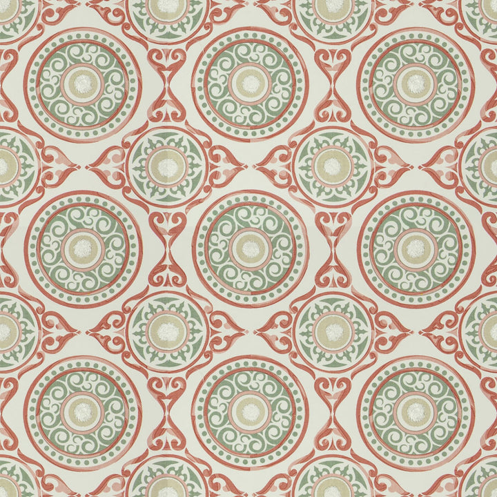Yield 1 Coral by Stout Designer Fabric RAINBOW LIBRARY BERRY/CINNABAR 100%COT %VEMB INDIA WYZENBEEK 30 000 DOUBLE RUB WEAR TEST (HEAVY DUTY) Horizontal: 18 and Vertical: 17.75 51 in - Swanky Fabrics -