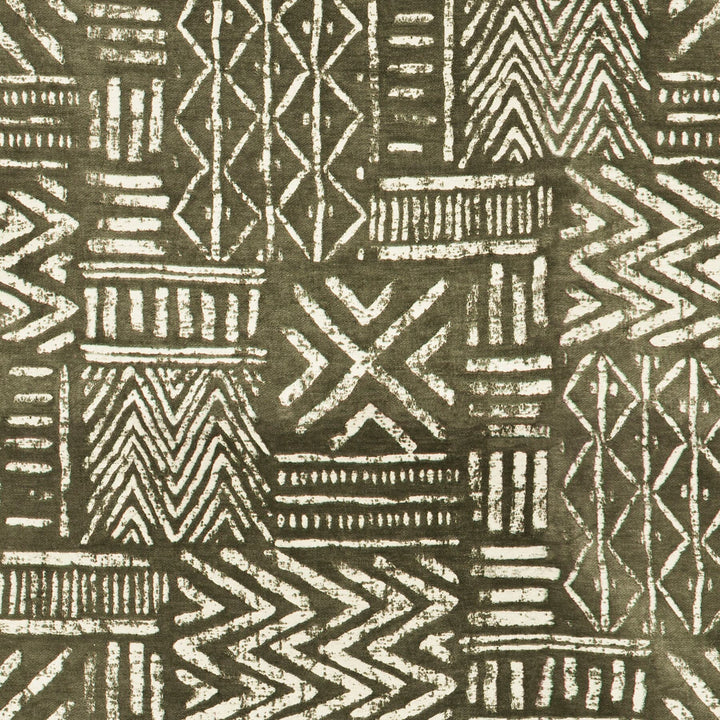 Zanzibar 2 Stone by Stout Designer Fabric African Expedition 96% Polyester 4% Linen CHINA FLAME RETARDANT-U.F.A.C. CLASS 1 (OR A) CATB 117-2013 WYZENBEEK 30 000 DOUBLE RUB WEAR TEST (HEAVY DUTY) Horizontal: 28.5 and Vertical: 28.5 57 in - Swanky Fabrics -