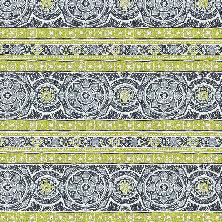 Range 34 Patina by ABBEYSHEA Designer Fabric N/A 100% Polyester China </p><p>Repeat: Horizontal: 5.9" (15.0 cm) Across the Roll and Vertical: 37.8" (96.0 cm) Up the Roll 59" (149 cm) - Swanky Fabrics -