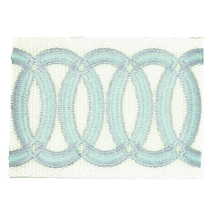 Zealot 5 Mist by Stout Designer Trim MOONDUST TRIM 40%LIN 32%SVI 24%POL 4%MTL CHINA Horizontal: 0 and Vertical: 0 2.38 in - Swanky Fabrics -
