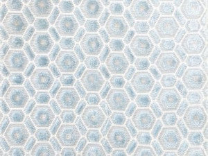Manetta Powder Blue ZSMANE0001 by Old World Weavers Designer Fabric