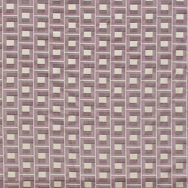 Saint Amand/Lavender 1085-001 by Grey Watkins Designer Fabric SCALAMANDRE WAREHOUSE 56% RAYON 44% COTTON INDIA MEDIUM DUTY Horizontal: 3" and Vertical: 5.45" 54.5" - Swanky Fabrics -