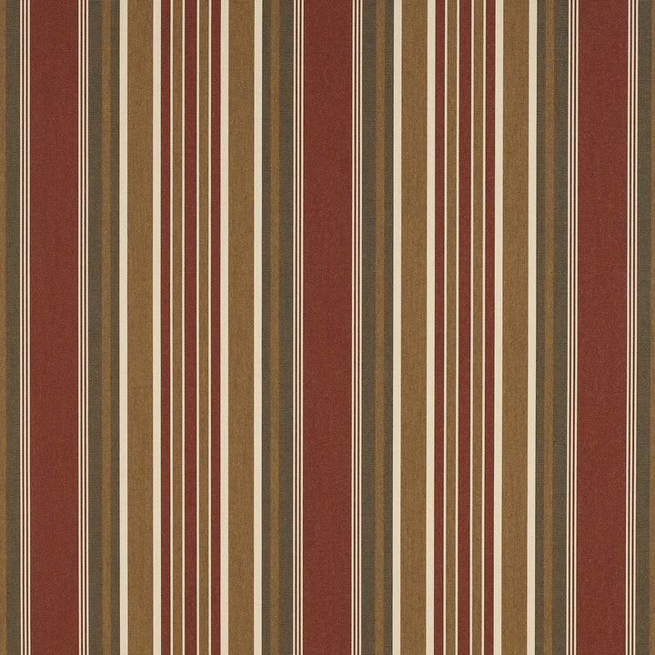4813 Eastland Redwood by Sunbrella Designer Fabric Sunbrella Awning Stripes 100% Sunbrella® Acrylic USA or Imported 10-Year Horizontal: and Vertical: 46 in. - Swanky Fabrics -