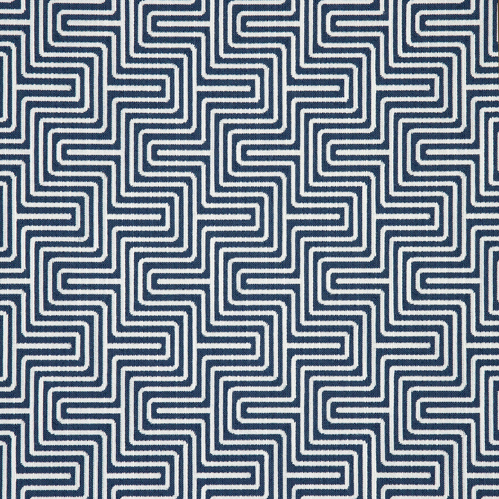 Figure Indigo 145868-0006 by Sunbrella Designer Fabric 100% Sunbrella® Acrylic 27500 Horizontal: 3.5 in. and Vertical: 9.67 in. 54 in. - Swanky Fabrics -