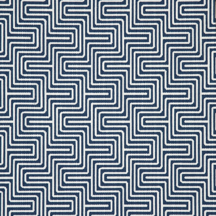 Figure Indigo 145868-0006 by Sunbrella Designer Fabric 100% Sunbrella® Acrylic 27500 Horizontal: 3.5 in. and Vertical: 9.67 in. 54 in. - Swanky Fabrics -