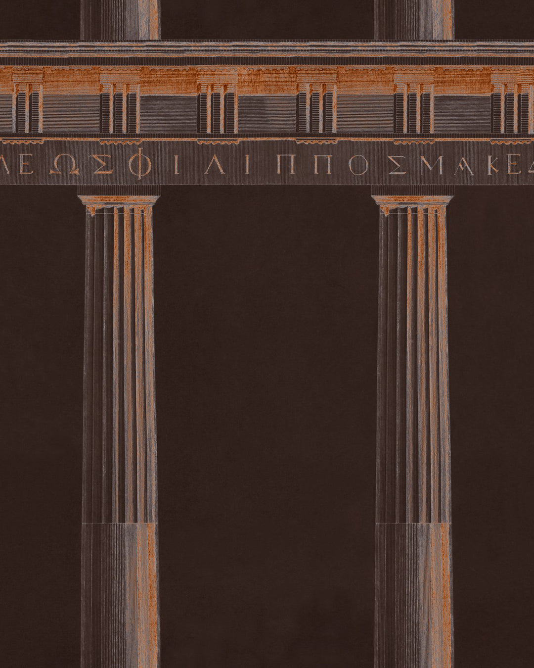 Athena Copper wallpaper by Mind the Gap (WP20213), swatch