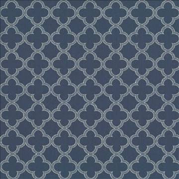 Abberley Trellis Cadet by Kasmir Designer Fabric 1441 67% Rayon 33% Polyester CHINA 18,000 Wyzenbeek Double Rubs H: 1 4/8 inches, V: 1 4/8 inches 54 - Swanky Fabrics - Kasmir