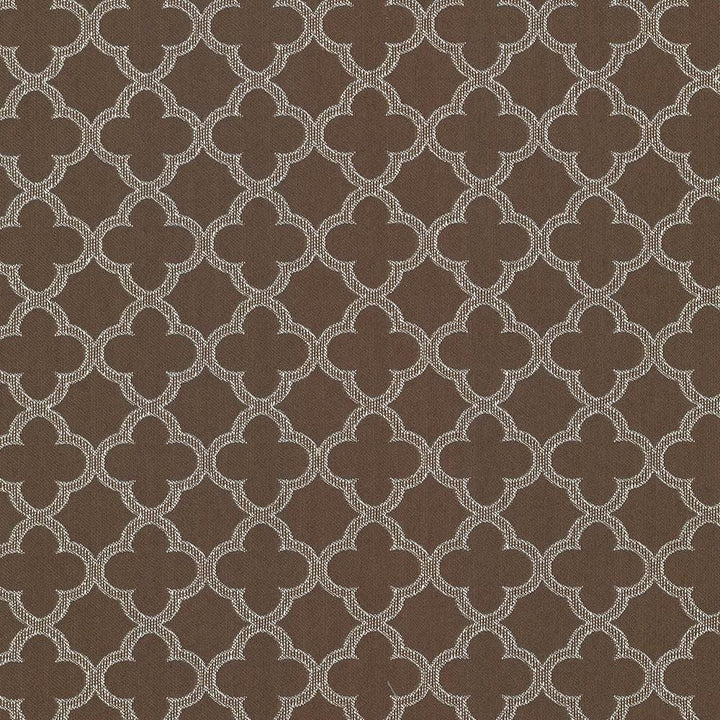 Abberley Trellis Chocolate  by Kasmir Designer Fabric 1438 67% Rayon
33% Polyester
 CHINA 18,000 Wyzenbeek Double Rubs Horizontal: 1 4/8 inches and Vertical: 1 4/8 inches 54  - Swanky Fabrics -