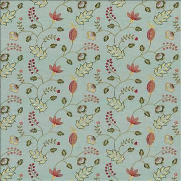 Abberville Azalea by Kasmir Designer Fabric 1443 100% Polyester Embroidery Contents 100% Polyester INDIA 30,000 Wyzenbeek Double Rubs H: 13 inches, V: 9 4/8 inches 54 - 55 - Swanky Fabrics - Kasmir