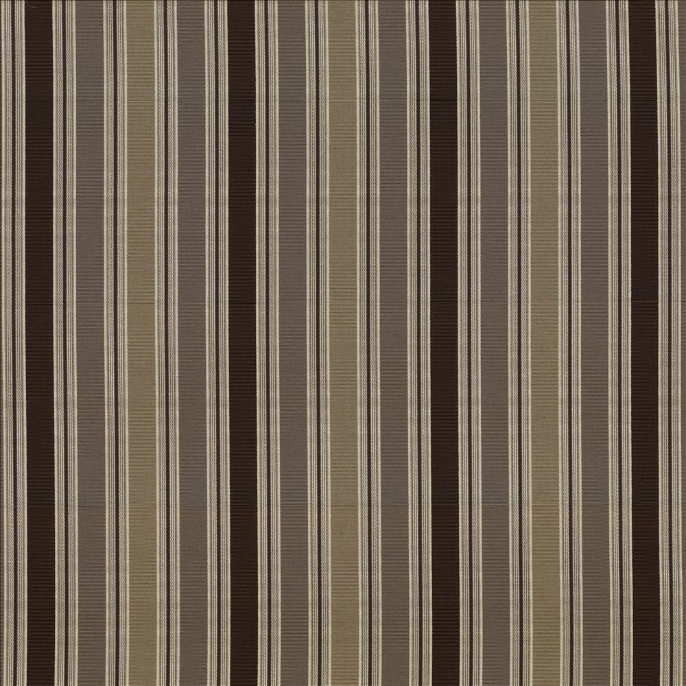 Abbot Stripe Coffee by Kasmir Designer Fabric 5068 56% Cotton
44% Polyester
 TAIWAN </p><p>Repeat: Horizontal: 6 7/8 inches and Vertical: N/A 54 - 55 - Swanky Fabrics -