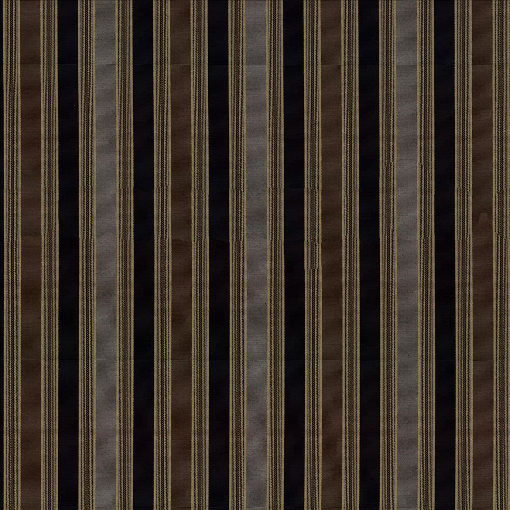 Abbot Stripe Jet by Kasmir Designer Fabric 5067 56% Cotton
44% Polyester
 TAIWAN 30,000 Wyzenbeek Double Rubs </p><p>Repeat: Horizontal: 6 7/8 inches and Vertical: N/A 54 - Swanky Fabrics -