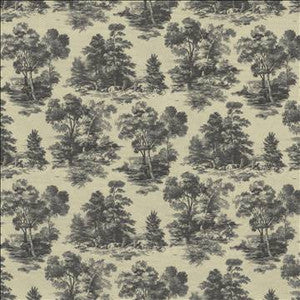 Abington Garden Slate by Kasmir Designer Fabric
