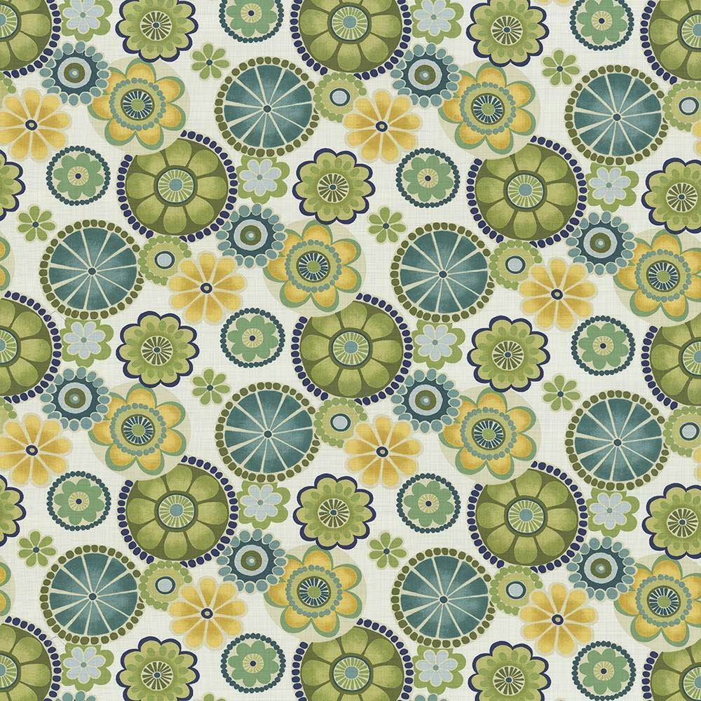 Adelaide Capri by Kasmir Designer Fabric 1436 100% Cotton INDONESIA 15,000 Wyzenbeek Double Rubs Horizontal: 27 inches and Vertical: 27 inches 54 - 55 - Swanky Fabrics -