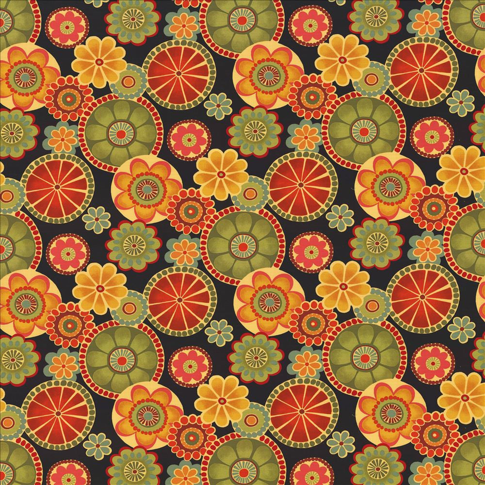Adelaide Fiesta  by Kasmir Designer Fabric 1433 100% Cotton
 INDONESIA 15,000 Wyzenbeek Double Rubs Horizontal: 27 inches and Vertical: 27 inches 54  - Swanky Fabrics -