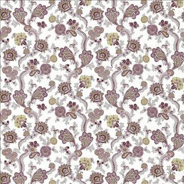 Afton Garden Damson by Kasmir Designer Fabric 1427 100% Cotton TURKEY Not Tested H: 27 2/8 inches, V: 25 2/8 inches 55 - Swanky Fabrics - Kasmir